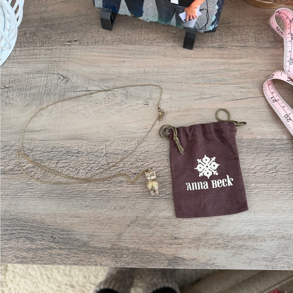 Anna Beck Gold-plated Owl Pendant Necklace - Picture 4 of 10